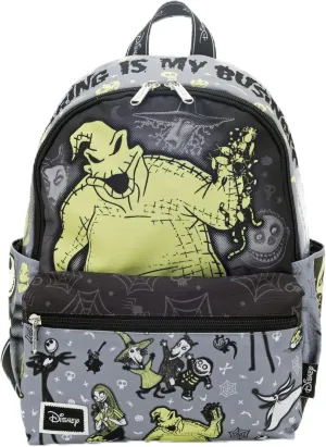 Oogie Boogie 13"" Deluxe Nylon Daypack, Black