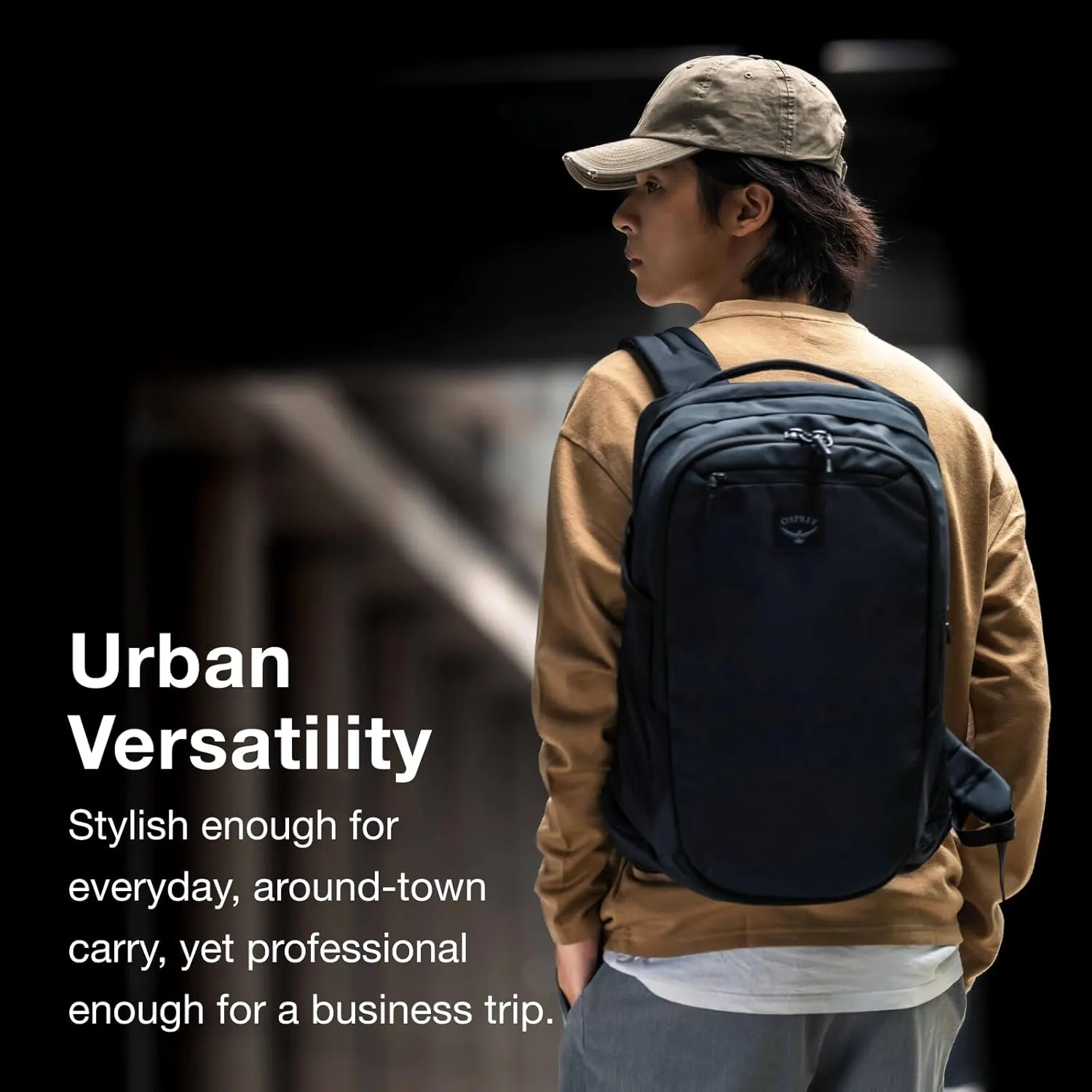 Osprey Aoede 21L Commuter Airspeed Backpack, Black
