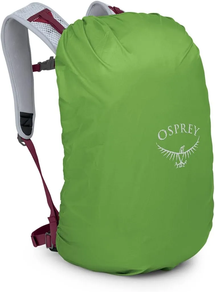 Osprey Hikelite 28L Unisex Hiking Backpack, Sangria Red, S/M