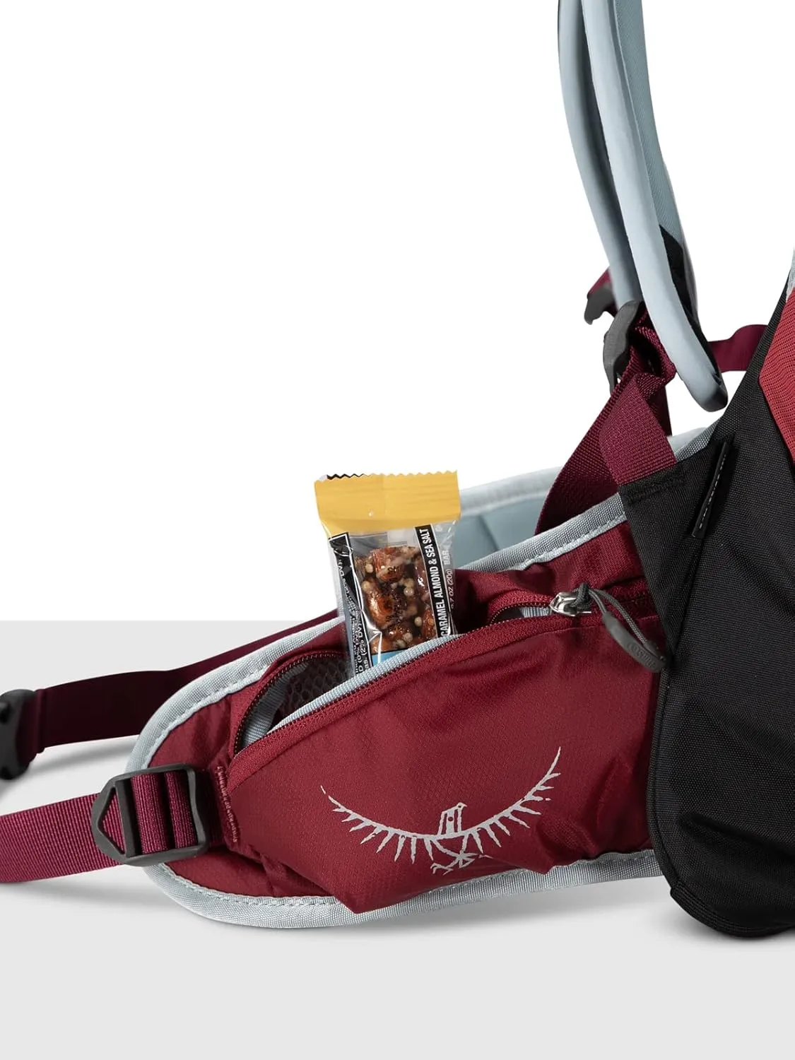 Osprey Hikelite 28L Unisex Hiking Backpack, Sangria Red, S/M