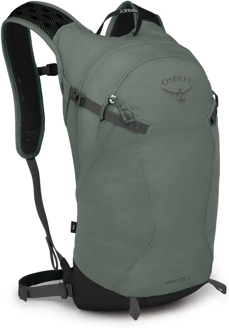 Osprey Sportlite 15L Unisex Hiking Backpack, Pine Leaf Green