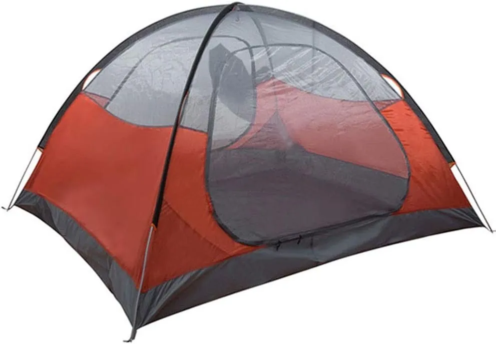 Outdoor Backpack Tent 3-Season Winter Tent 4 Persons Double Layer Camping Tent Backpacking Tent for Camping Hiking Travel Climbing Night Cat Camping Tent