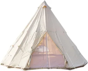 Outdoor Backpack Tent Foldable Tent Canvas Outdoor Luxury Camping Farmhouse BBQ Dining Tent Thicken Rainproof Tent Night Cat Camping Tent