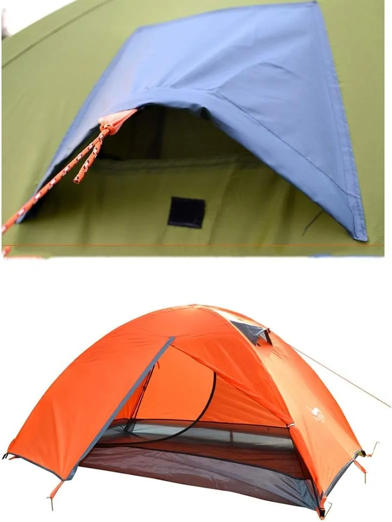 Outdoor Camping Tent 2 Family Park Children Thickening Sunscreen Automatic Quick Opening and Closing Tent (Color : E) (Black One Size)