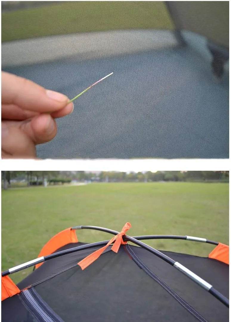 Outdoor Camping Tent 2 Family Park Children Thickening Sunscreen Automatic Quick Opening and Closing Tent (Color : E) (Black One Size)