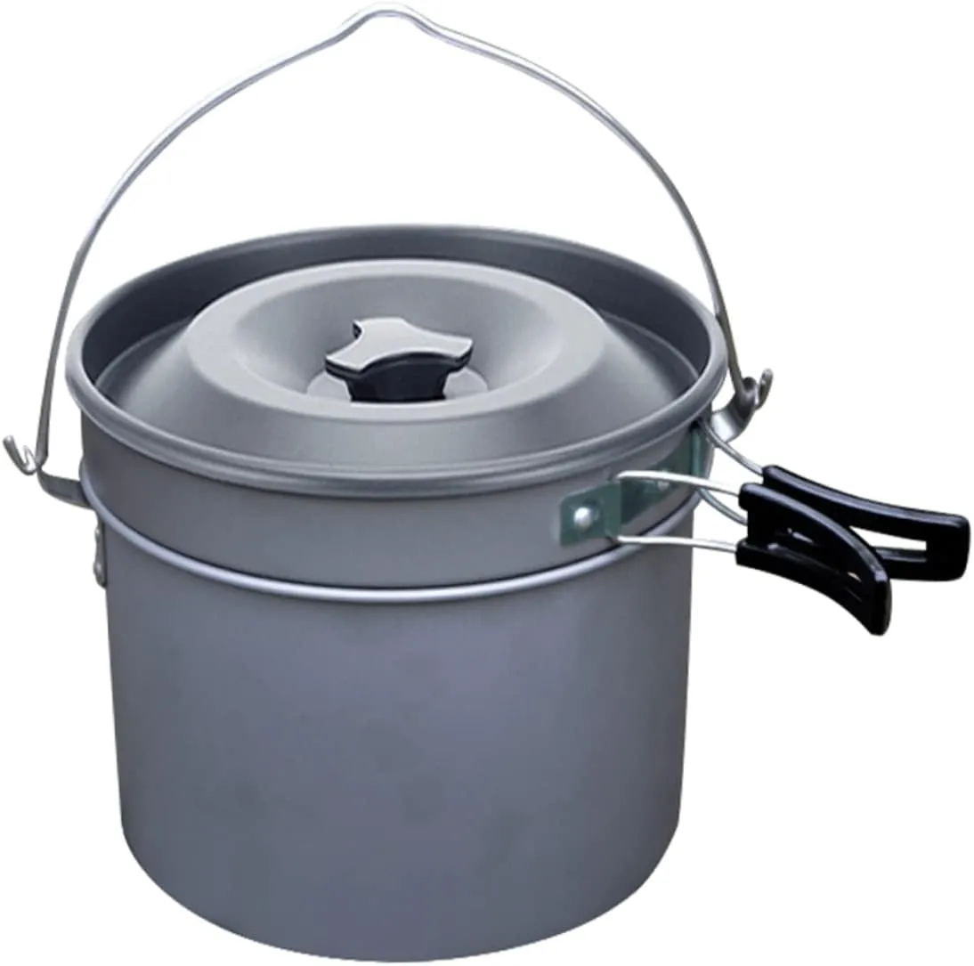 Outdoor Cooking Tool Lightweight Aluminum Pot for Camp Kettle Portable Cookware