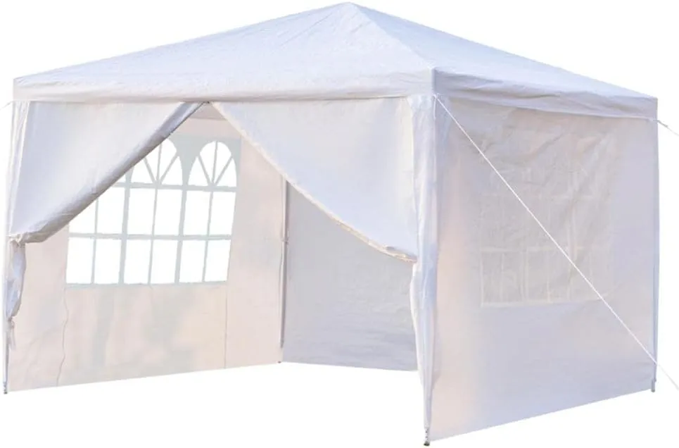 Outdoor Family Camping Tent - Easy Setup Lightweight Backpacking Dome Tent with Screened Windows and Rainfly - Portable Waterproof Shelter for 3-4 People