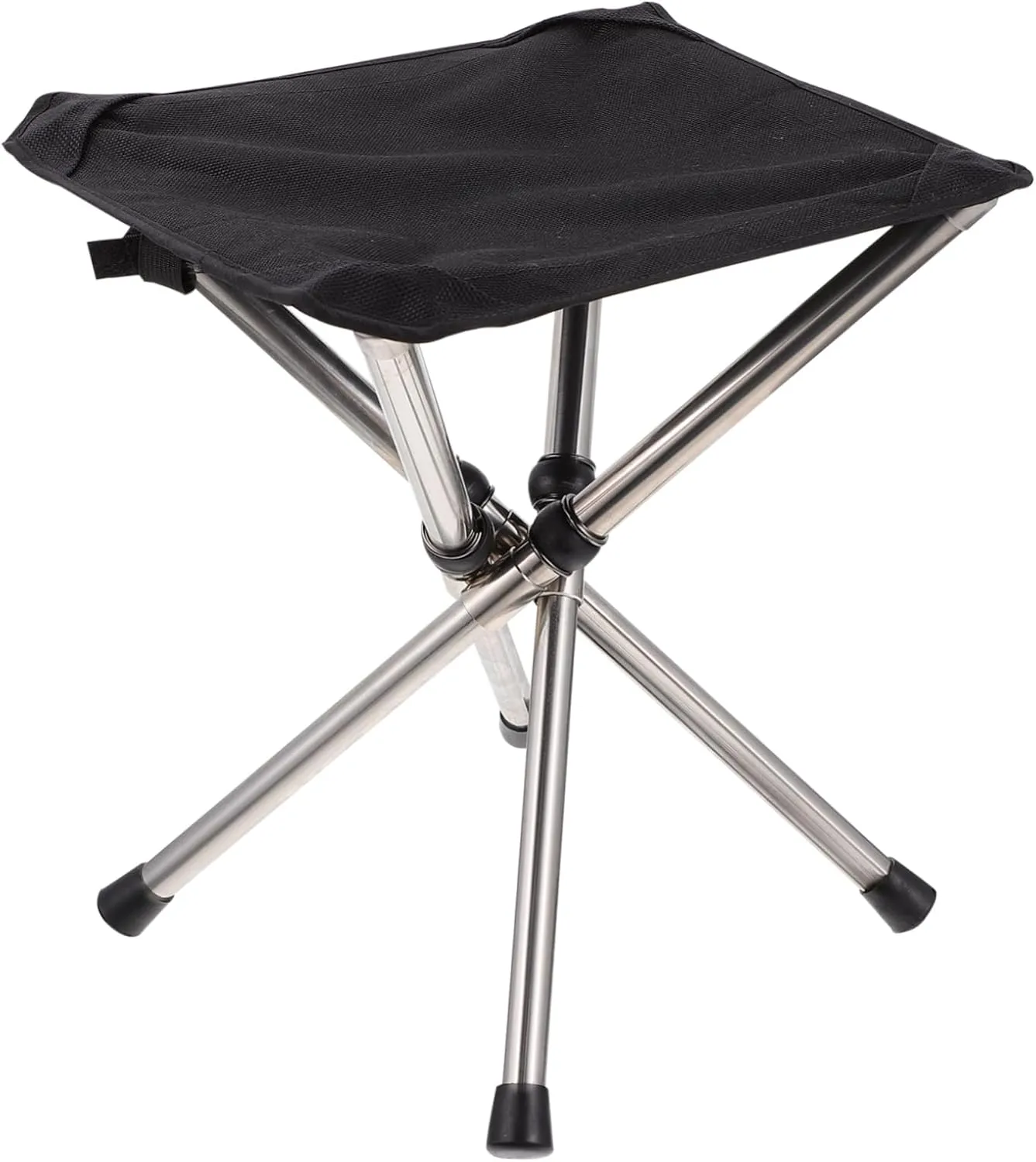 Outdoor Folding Chair Portable Camping Stool Sturdy Stainless Steel Frame for Outdoor Activity