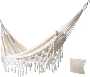 Outdoor Hammock Patio Hammock Beach Vacation Camping Climbing Traveling Hiking Picnic Outdoor Recreation Suitable for 2 Adults with a Maximum Load of 400lbs