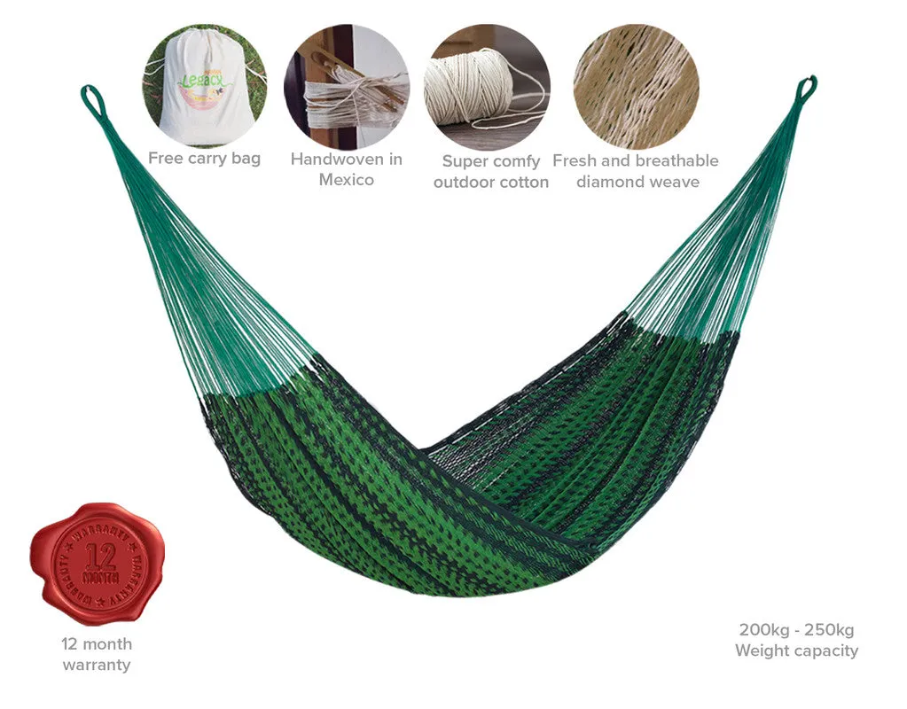 Outdoor Undercover Cotton Hammock King Size Jardin