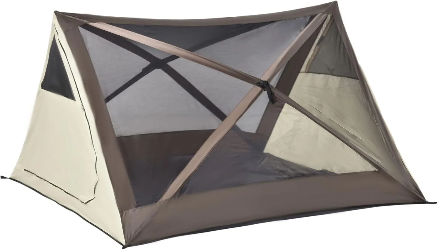 Outsunny 2-3 People Pop Up Camping Tent Waterproof Automatic Instant Tent Portable Cabana Beach Tent with Rainfly, Carry Bag, Windows and Doors, Outdoor Camping Hiking Indoor