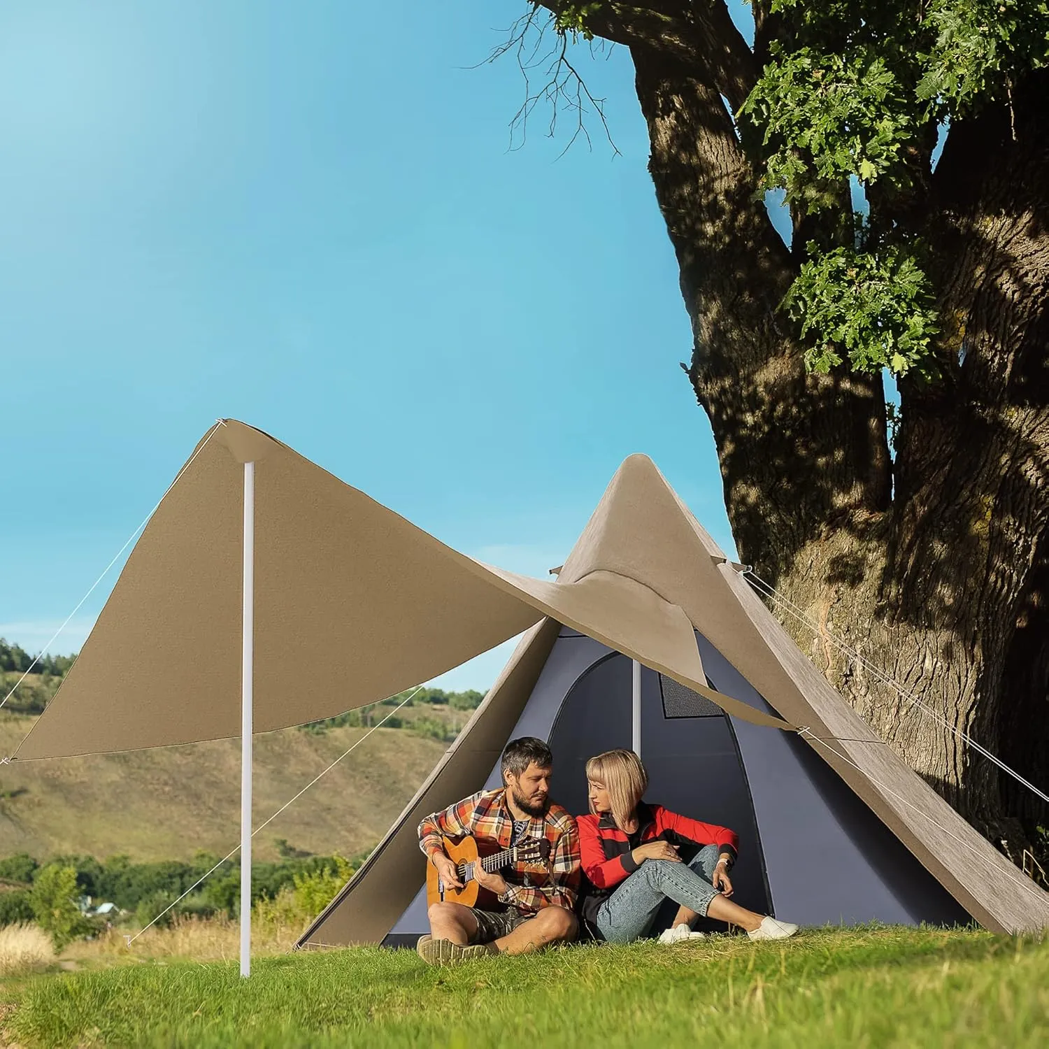 Outsunny Tents Camping Teepee Tent