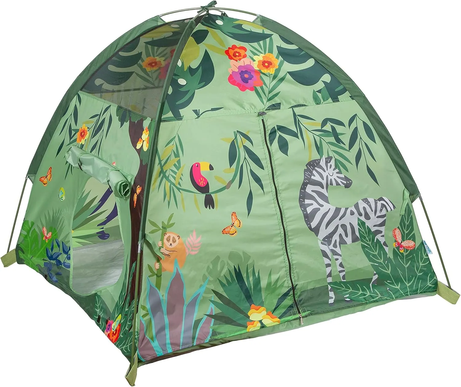 Pacific Play Tents 20429 Jungle Party Safari Tent   Tunnel Combo 48" x 48" x 42"