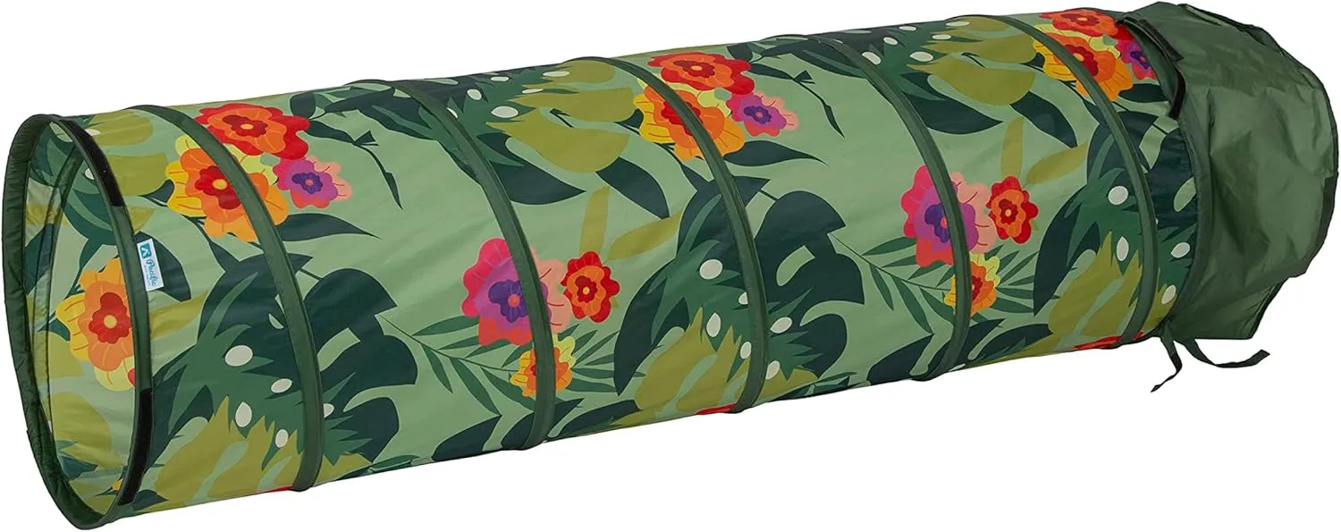 Pacific Play Tents 20429 Jungle Party Safari Tent   Tunnel Combo 48" x 48" x 42"
