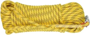 Parachute Rope Rescue Rope 10mm Static Rope Heavy Duty Rock Climbing Rope Escape Utility Cord for Rappelling,Mountaineering, Caving, Indoor Outdoor Camping (Color : Yellow, Size : 10mm x 25m)