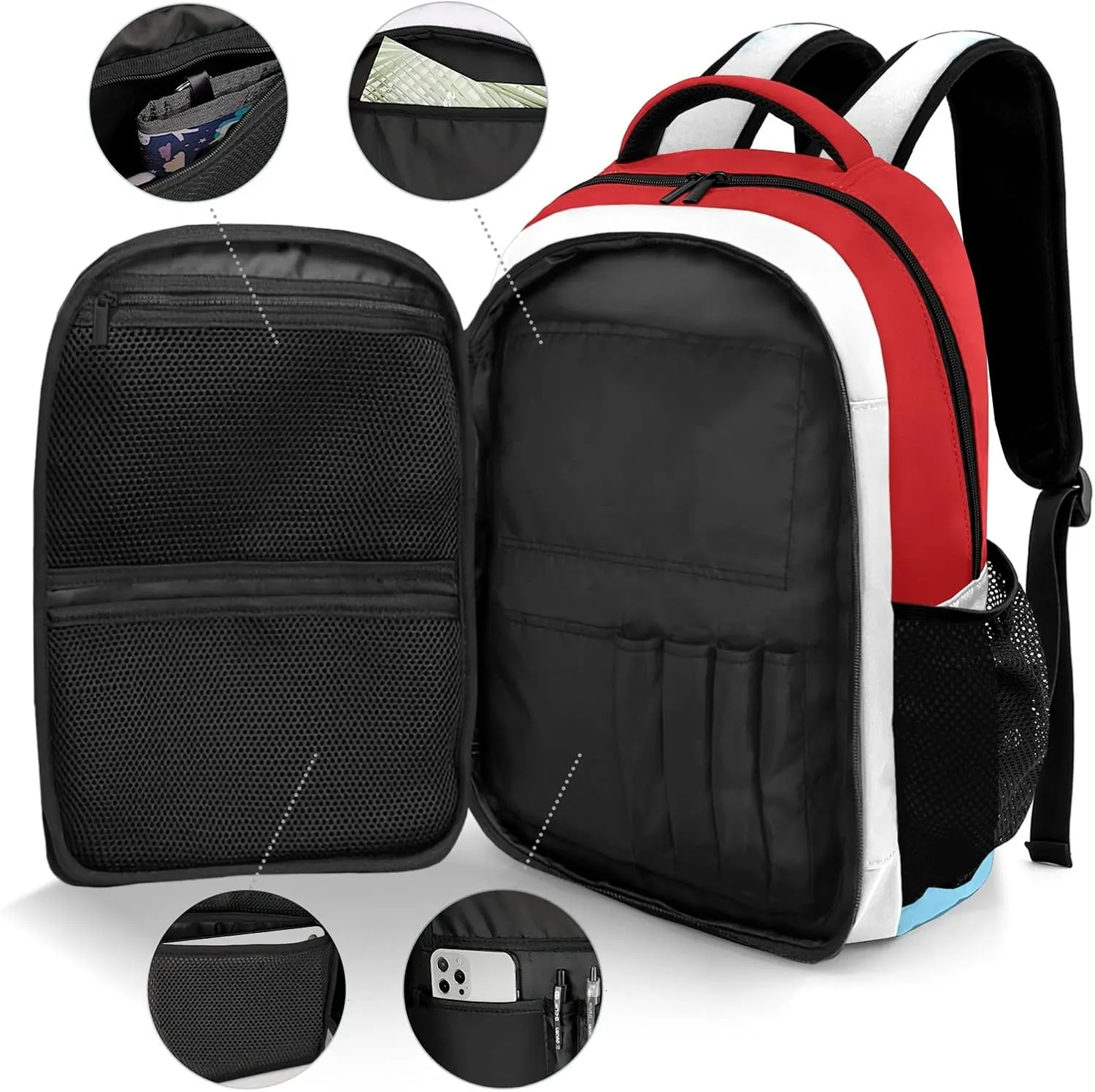 Personalized Elegant Ballet Girl Backpack Casual Bag Daypack for Women Men Camping Hiking