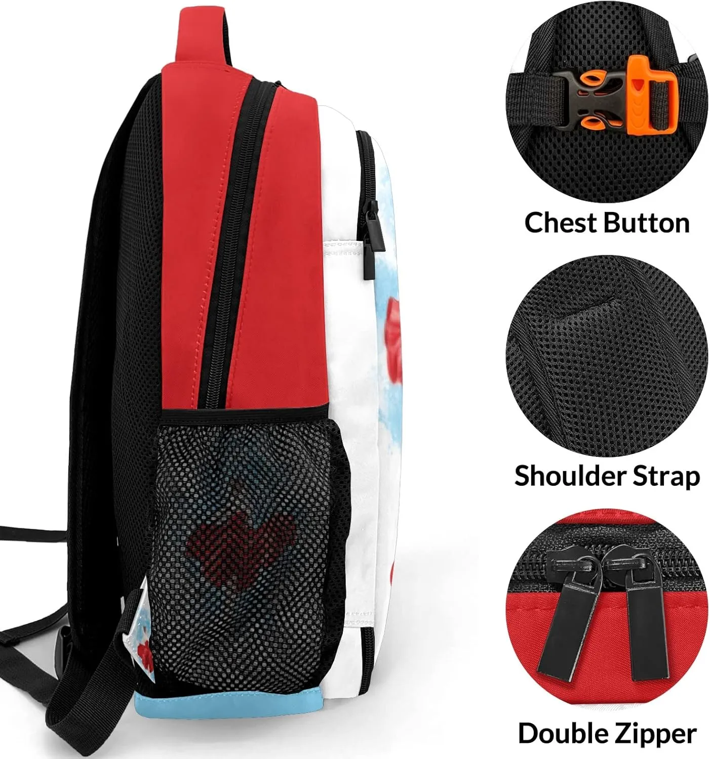 Personalized Elegant Ballet Girl Backpack Casual Bag Daypack for Women Men Camping Hiking