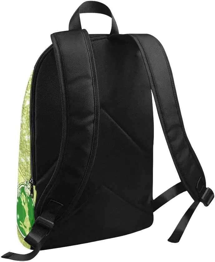 Personalized Girl Cheer Pretty Print Backpack with Name Custom Travel Daypack Bag for Man Woman Gifts