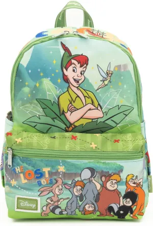 Peter Pan 13"" Nylon Daypack, Green