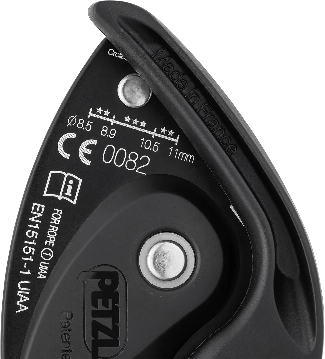 PETZL GRIGRI Belay Device - Belay Device with Cam-Assisted Blocking for Sport, Trad, and Top-Rope Climbing