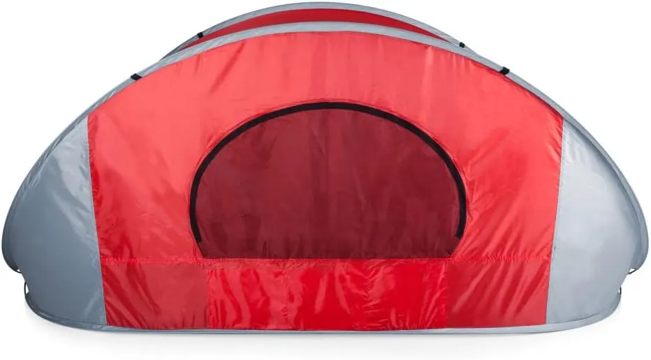 PICNIC TIME NCAA Georgia Tech Yellow Jackets Manta Portable Beach Tent, Pop Up Tent, Beach Sun Shelter Pop Up, (Gray with Black Accents)
