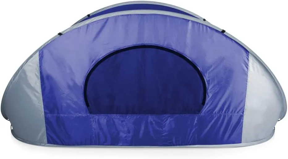 PICNIC TIME NCAA Georgia Tech Yellow Jackets Manta Portable Beach Tent, Pop Up Tent, Beach Sun Shelter Pop Up, (Gray with Black Accents)
