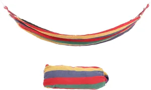 Pilipane Hammock, Portable Camping Hammock Lightweight Outdoor Travel Hammock with Hardwood Spreader Bar for Outdoor Camping, Garden and Beach(red)