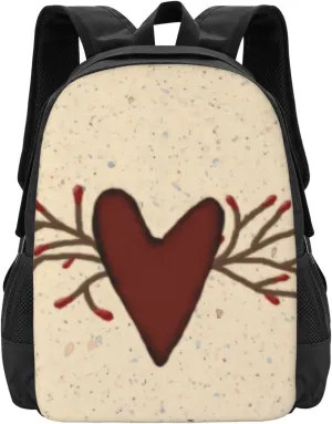 Pip Berry Heart Lightweight Packable Backpack Travel Casual Large Capacity Daypack Foldable Backpack For Men Women