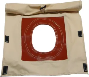 PlayDo Heavy Duty Fire Resistant Round Stove Jack Hole Pipe Vent for 4 Season Canvas Tent