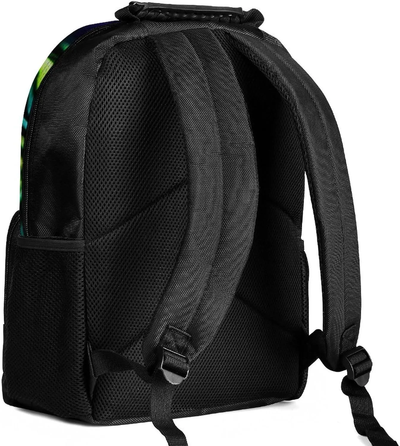 Polyester Daypack Backpack for Climbing Outdoors Running - Big Capacity Multipurpose Anti-Theft Bookbag, Mystic Fantasy Galaxy Sky Tiger Wild Animals Boho Style Travel Hiking & Camping Rucksack