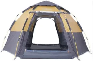 Pop-up Automatic Tent 4 People Instant Camping Tent, Family Camping Tent Hiking Trip