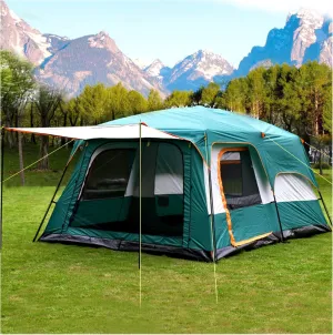 Pop Up Tent 5 to 8 People Ventilated,Waterproof Backpack Tent Stable Sturdy Big Tents for Family,Outdoor,Hiking and Mountaineering
