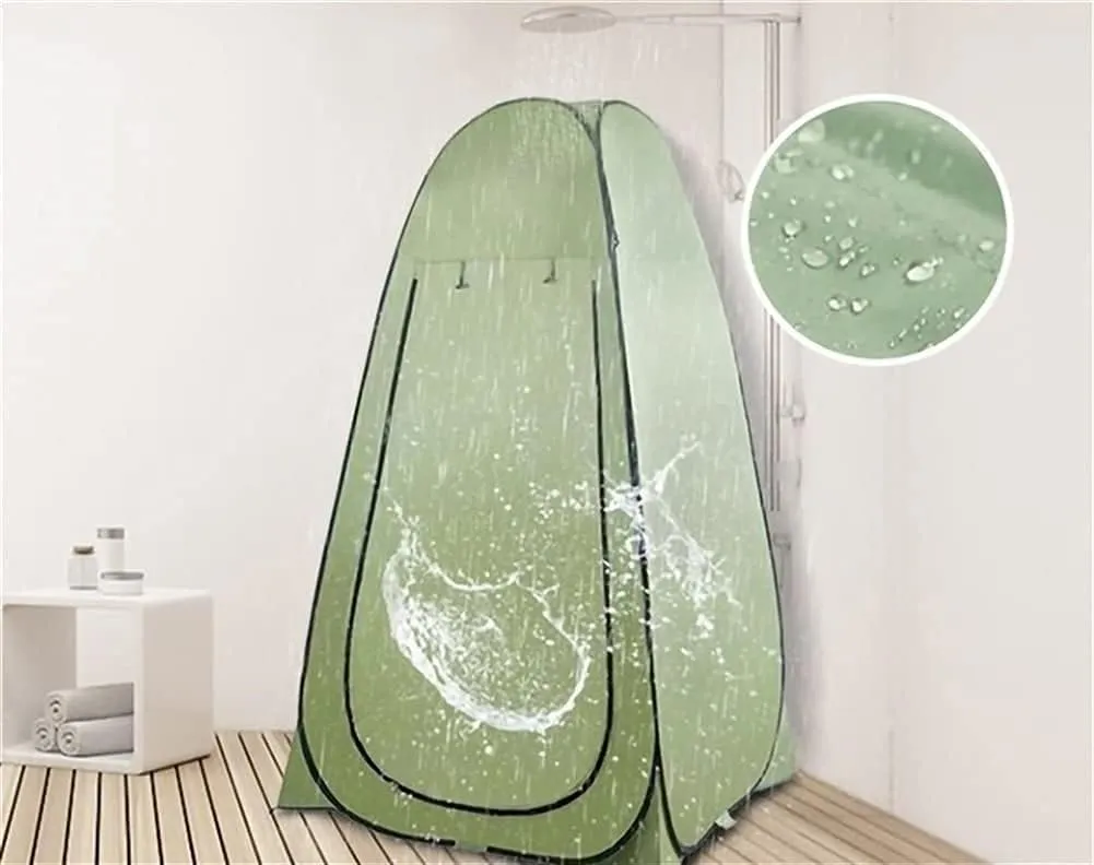 Pop-Up Tents Camping Toilet Tent with Carry Bag Outdoor Pop Up Shower Tent Dressing Tent Standing Tent Shelter Sun Shade Camping Beach Tent