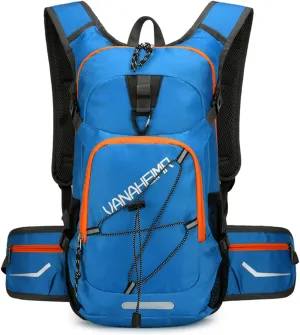 PORRASSO Hiking Backpack 18L Waterproof Rucksack Daypack Lightweight Backpack for Women Men Camping Trekking Cycling Climbing Outdoor Sports Royal Blue