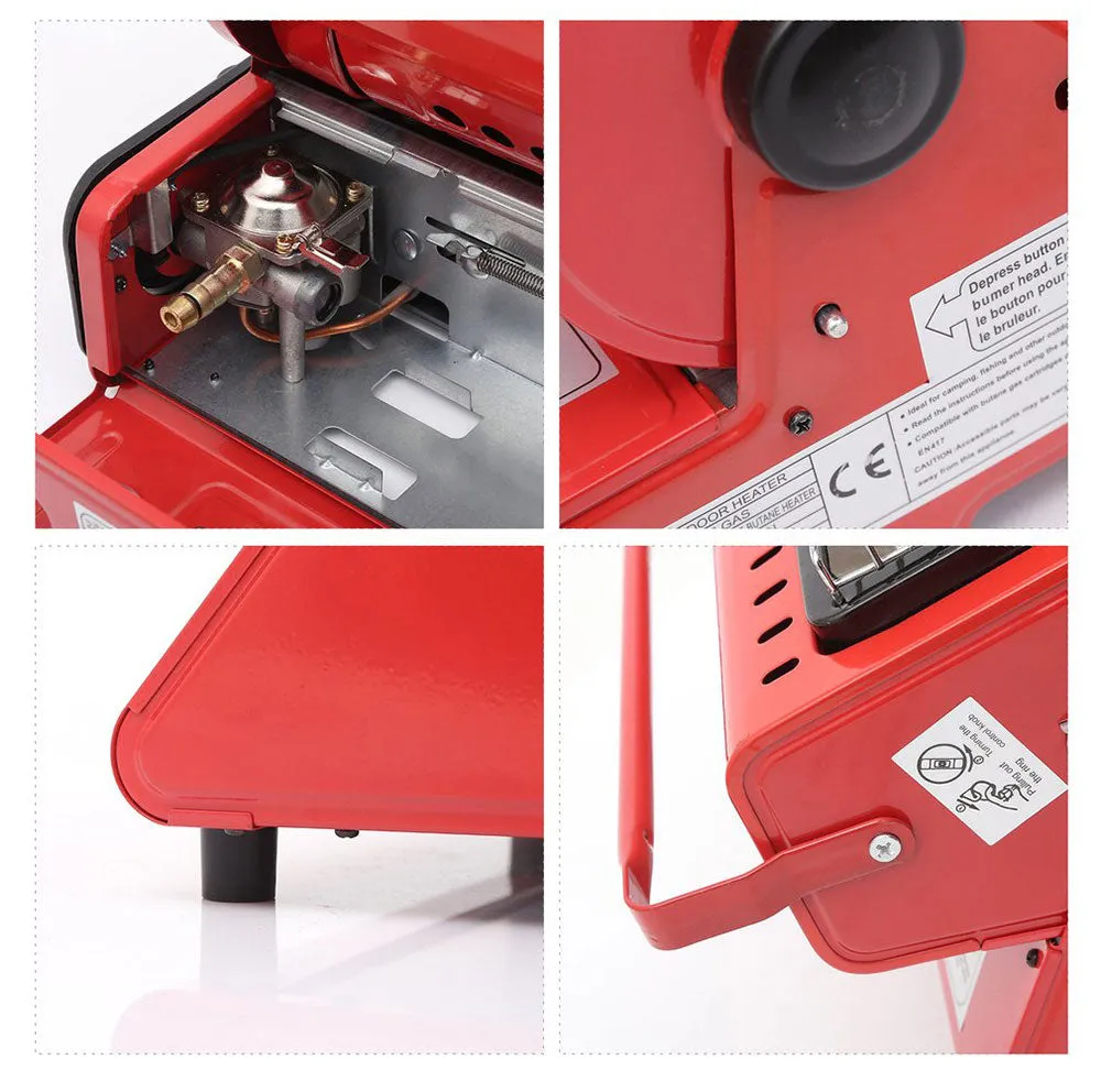 Portable Butane Gas Heater Camping Camp Tent Outdoor Hiking Camper Survival