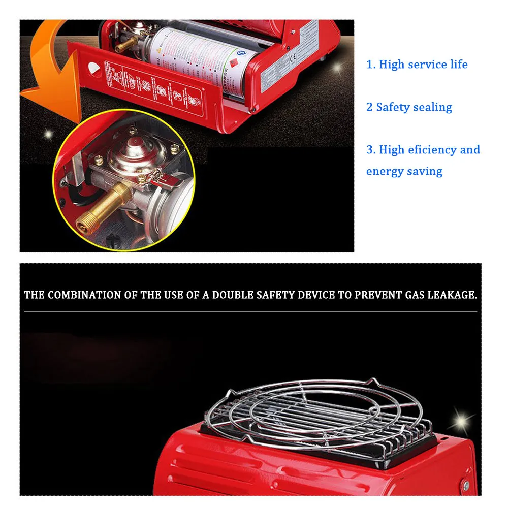 Portable Butane Gas Heater Camping Camp Tent Outdoor Hiking Camper Survival