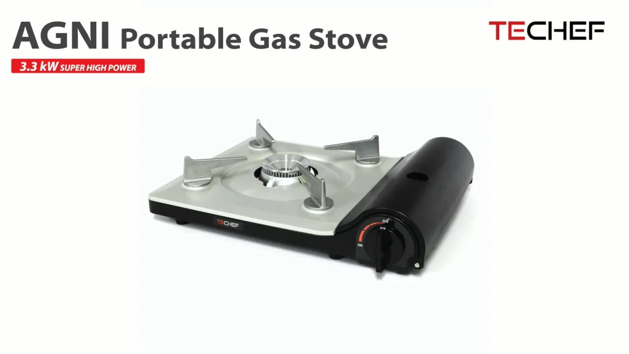 Portable Butane Gas Stove Burner, Camp Stove, Made in Korea