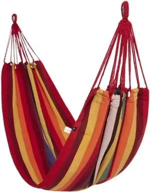 Portable Hammock,Canvas Hammock,Hammocks Outdoor Hammock Camping Breathable Wear-Resistant Thickened Portable Hammock (Color : Red, Size : 200 * 100cm)