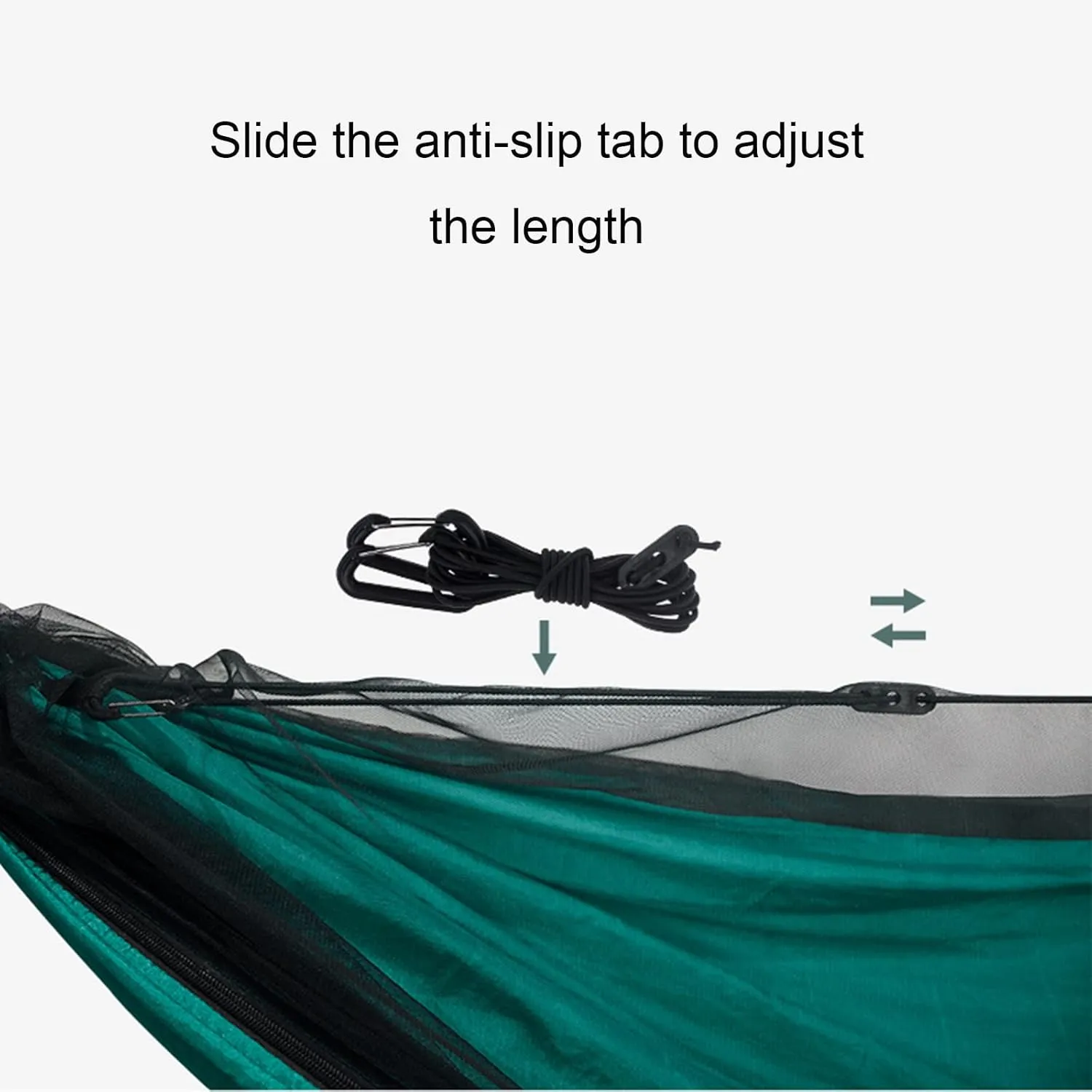 Portable Hammocks, Camping Hammock with Mosquito Net,Travel Lightweight Hammocks with Tree Straps and Solid Carabiners, Hold Up to 660lbs (Green1)