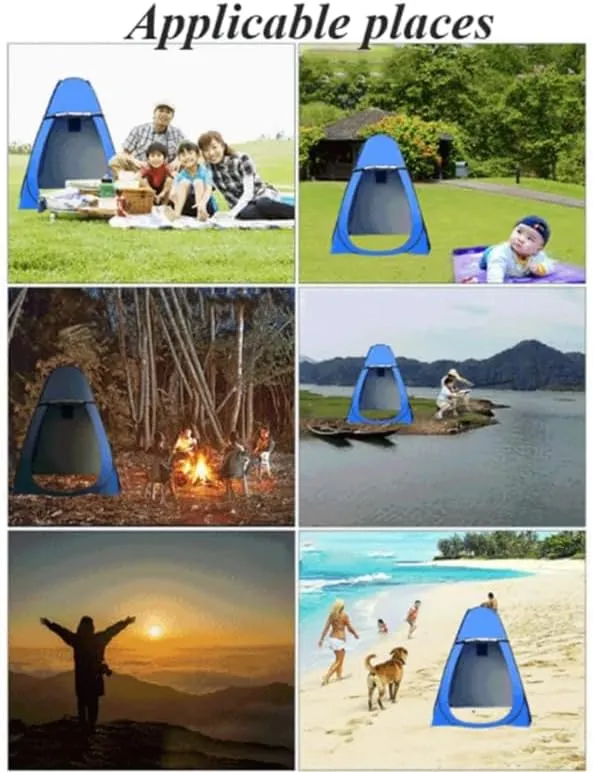 Portable Pop-Up Privacy Changing Tent (Dark Blue)
