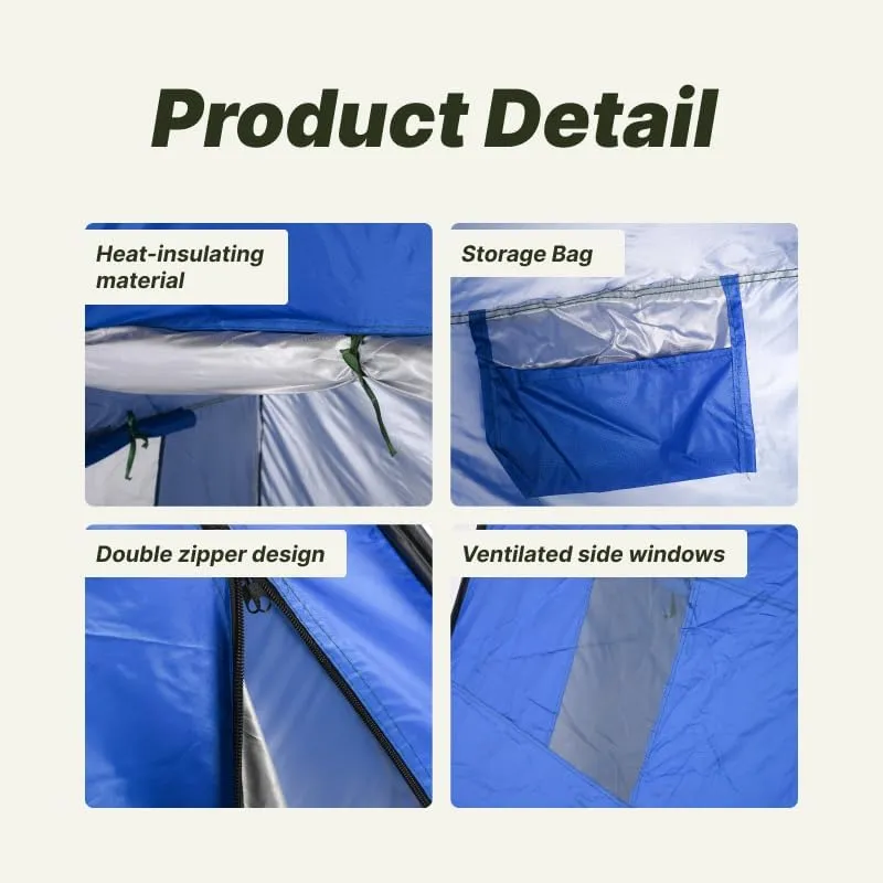 Portable Pop-Up Privacy Changing Tent (Dark Blue)