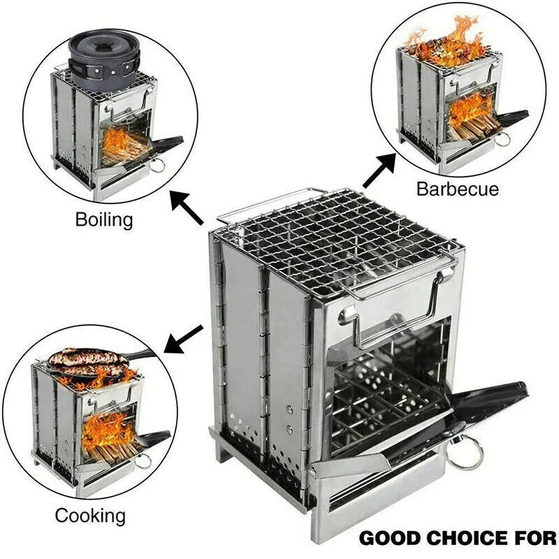 Portable Stainless Steel Camping Stove