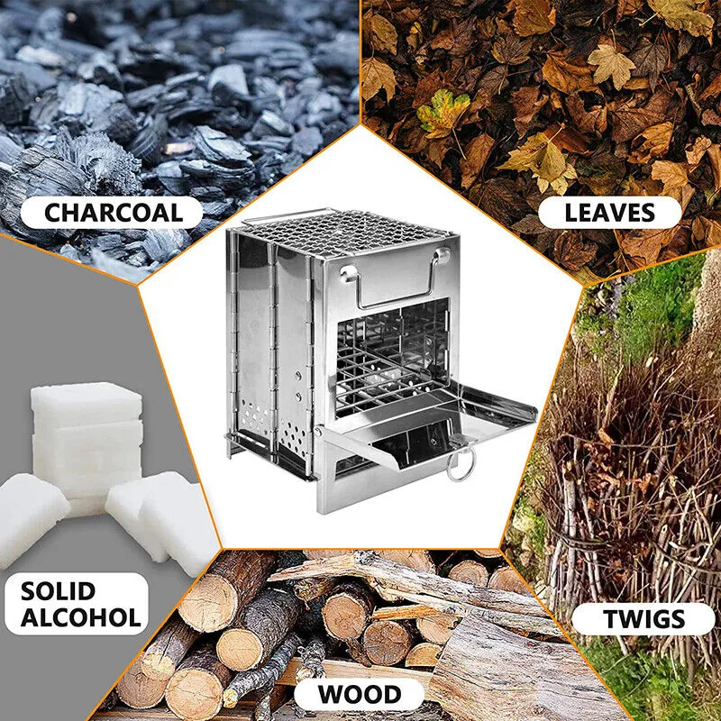 Portable Stainless Steel Camping Stove