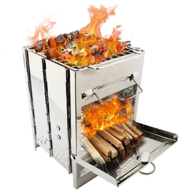 Portable Stainless Steel Camping Stove