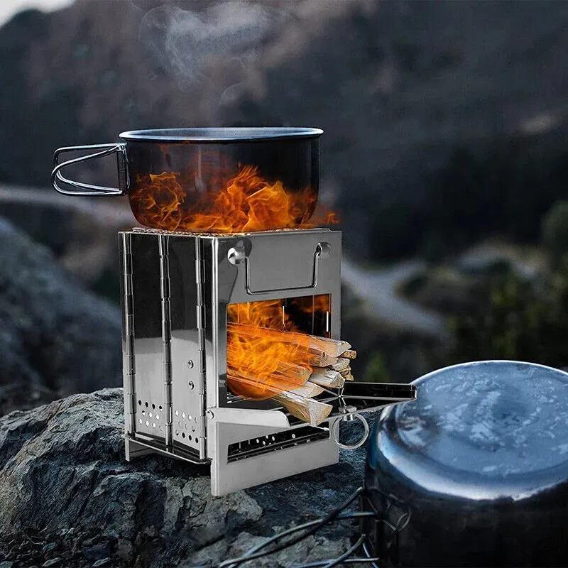 Portable Stainless Steel Camping Stove