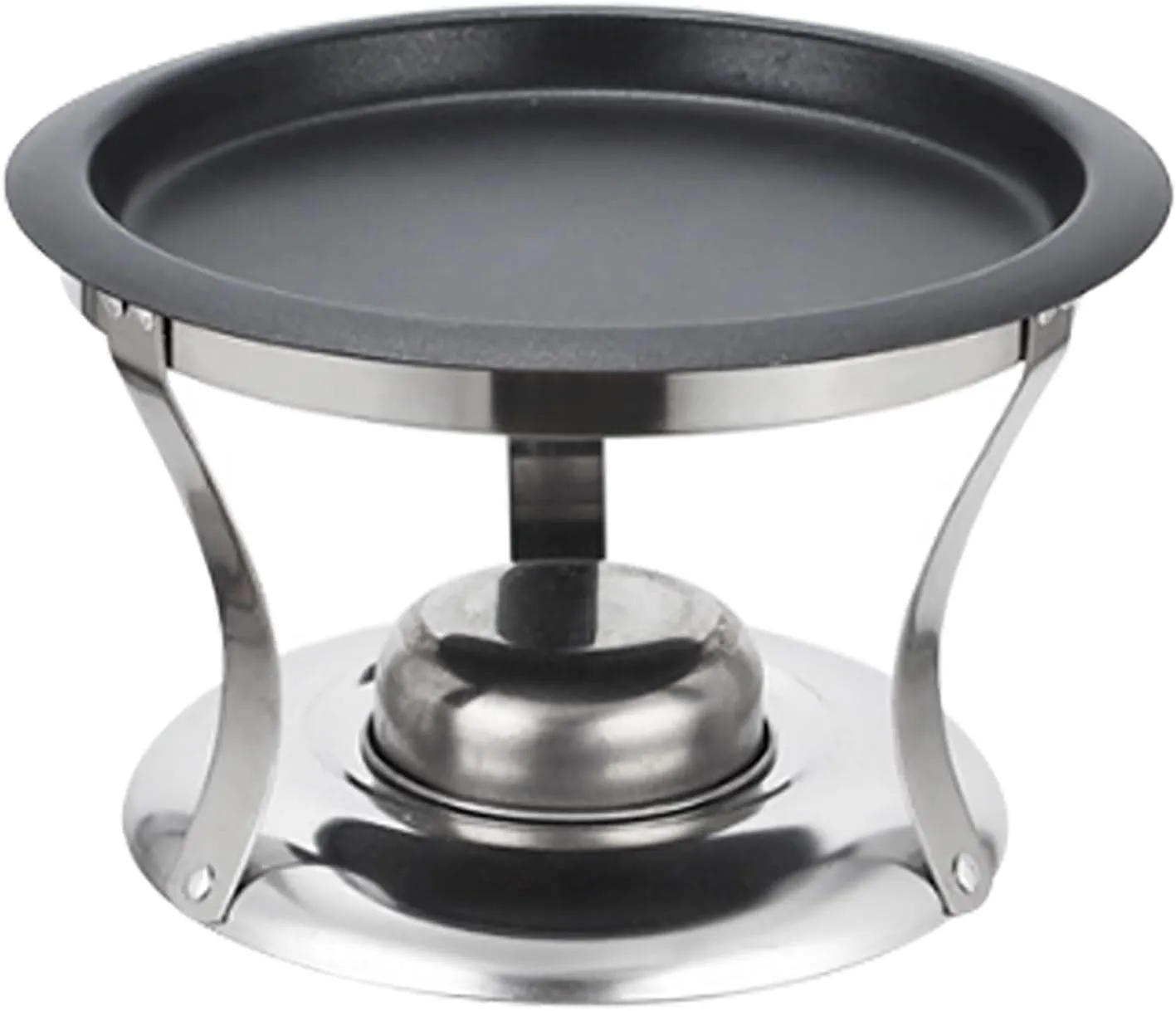 Portable Stainless Steel Mini BBQ Grill Stove for Korean Barbecue with Fire Cover Compact Camping Cooker Barbecue (Large Size)