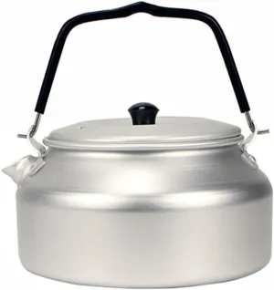 Portable Stove Burner Camping Kettle Aluminum Tea Kettle Compact Lightweight Coffee Pot Portable Camp Tea Pot for Bushcraft and Outdoor Campfire Use Metal Cooki
