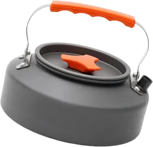 Portable Teapot Camping Kettle Aluminum Camp Coffee Pots Whistling Water Kettle for Boiling Water Teas Coffee