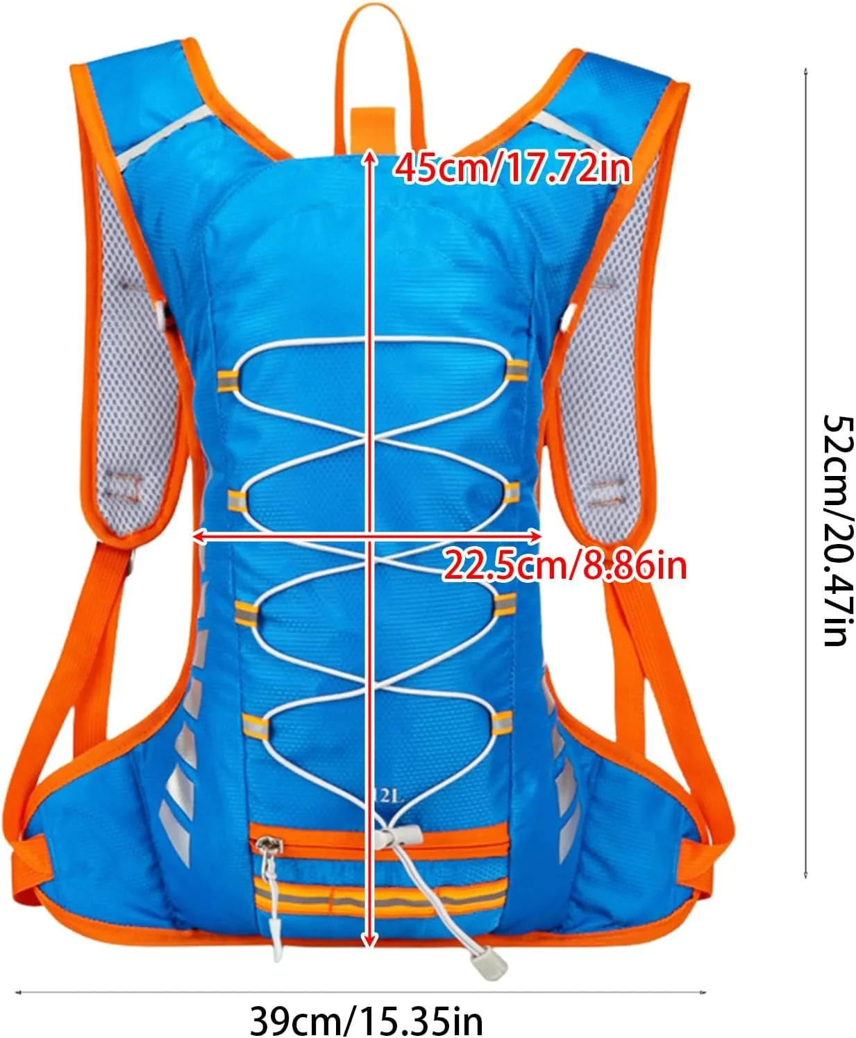 Portable Waterproofs Bicycles Bags 9.06x3.15x17.72inch Bike Hydrations Backpack Large Capacity For Outdoor Activities