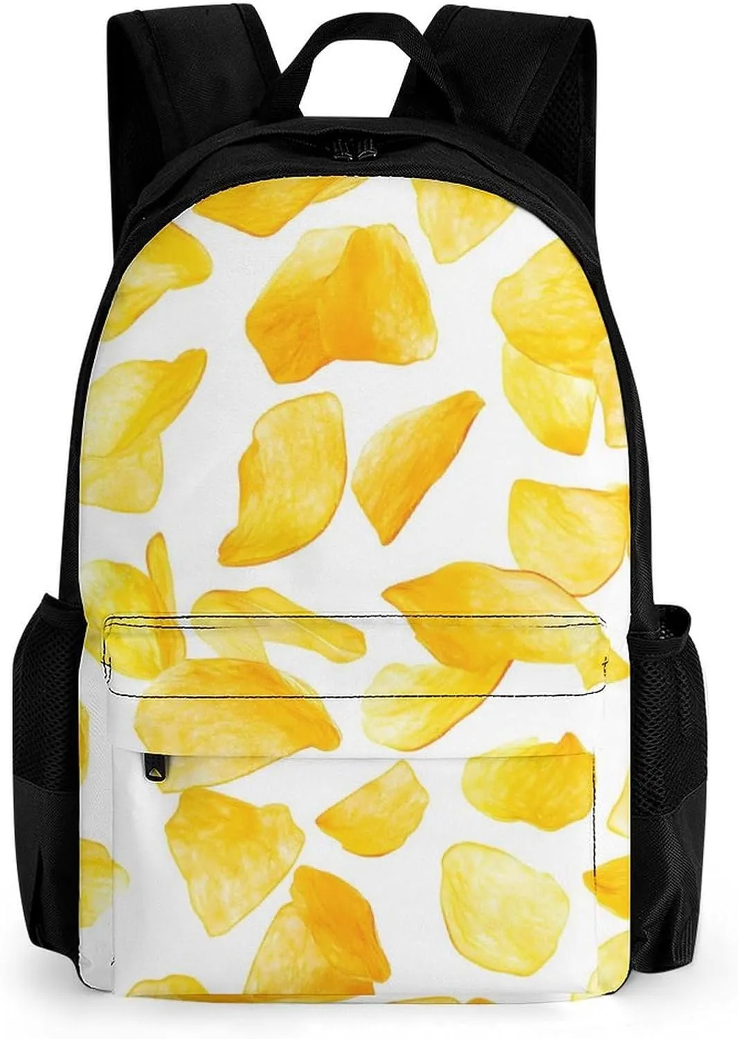 Potato Chips Fashion Backpack Light Weight Daily Travel Hiking Laptop Shoulder Bag